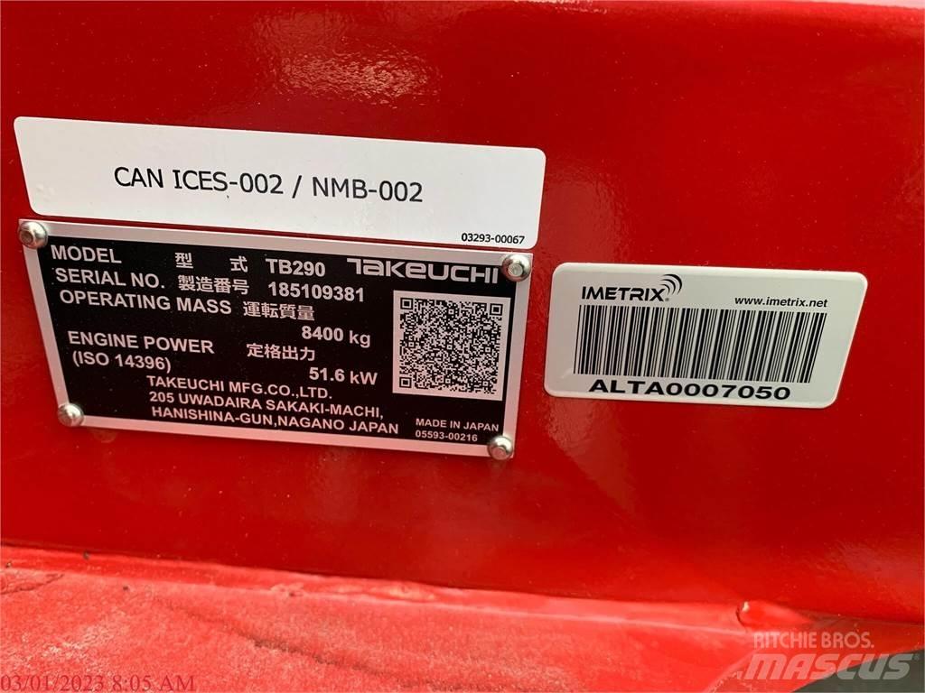 Takeuchi TB290 Lánctalpas kotrók