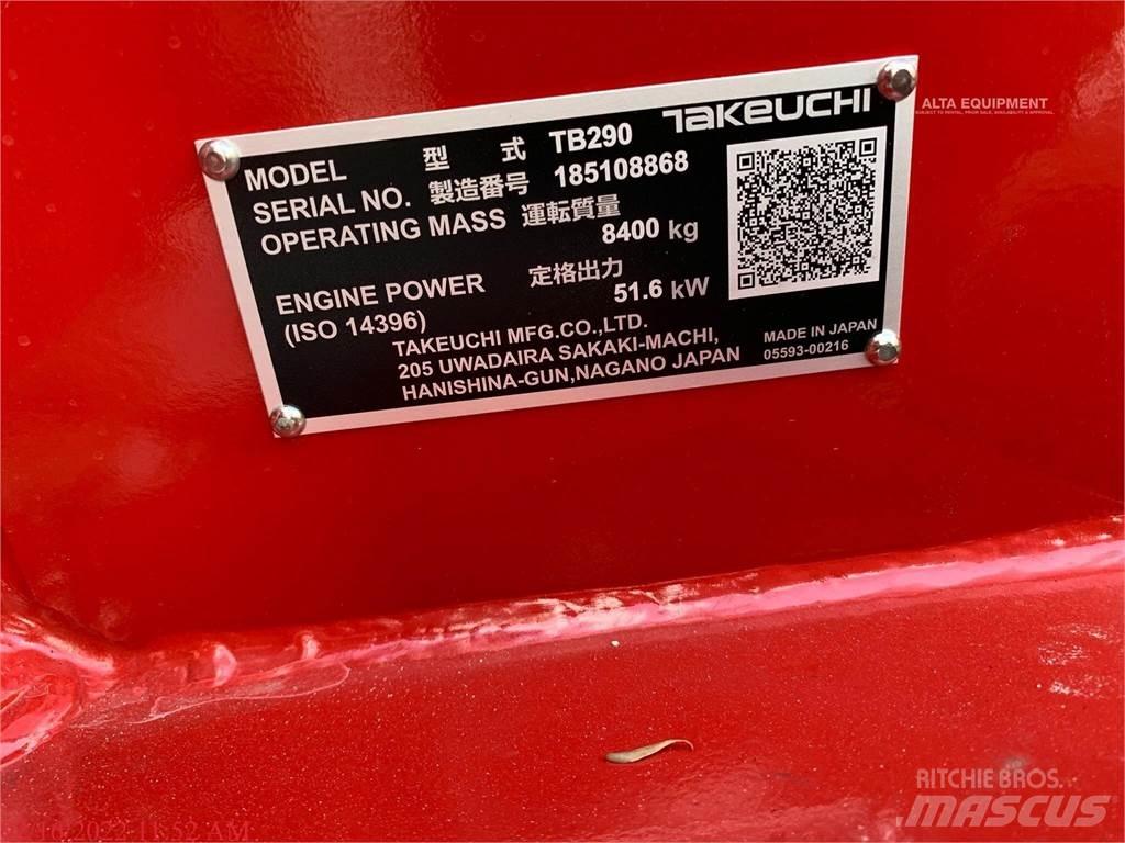 Takeuchi TB290 Lánctalpas kotrók
