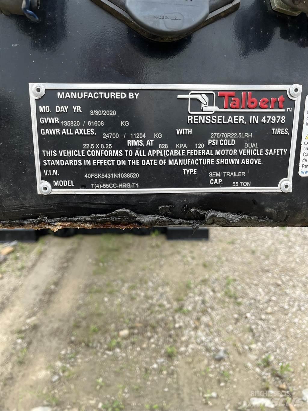 Talbert  Mélybölcsős félpótkocsik