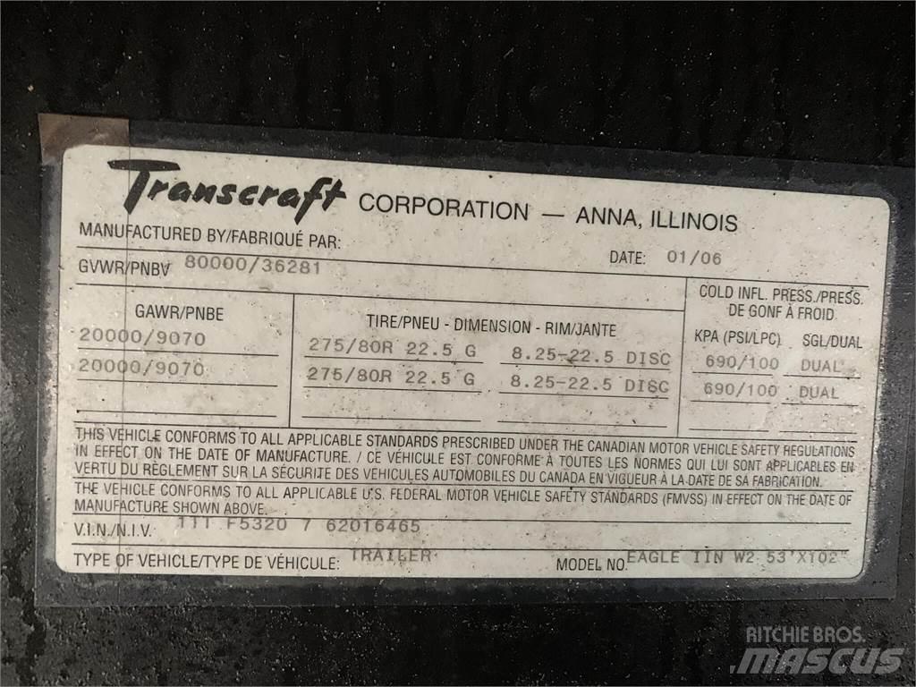 Transcraft  Platós / Ponyvás pótkocsik
