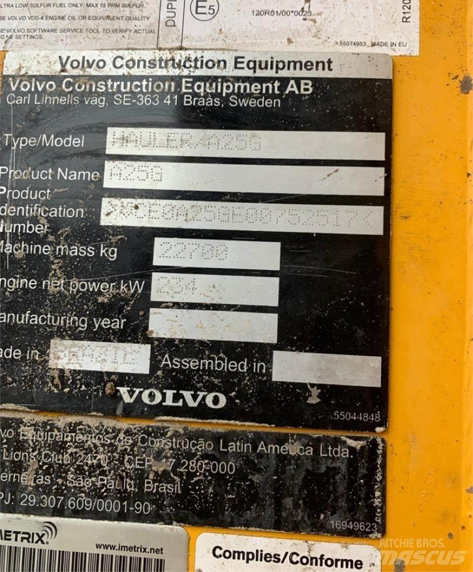 Volvo A25G Csuklósdömperek