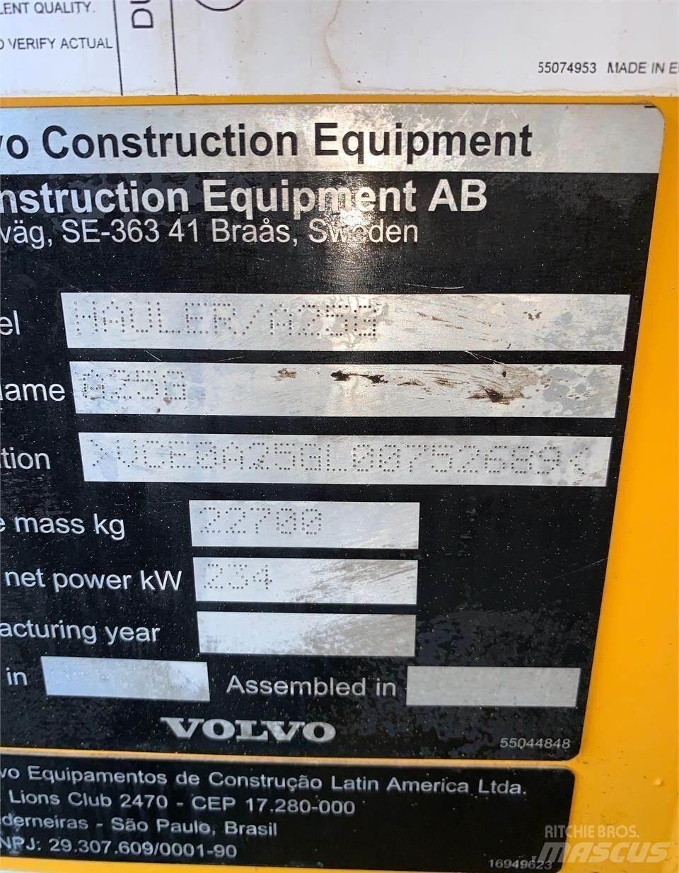 Volvo A25G Csuklósdömperek