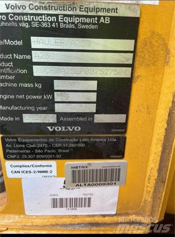 Volvo A25G Csuklósdömperek
