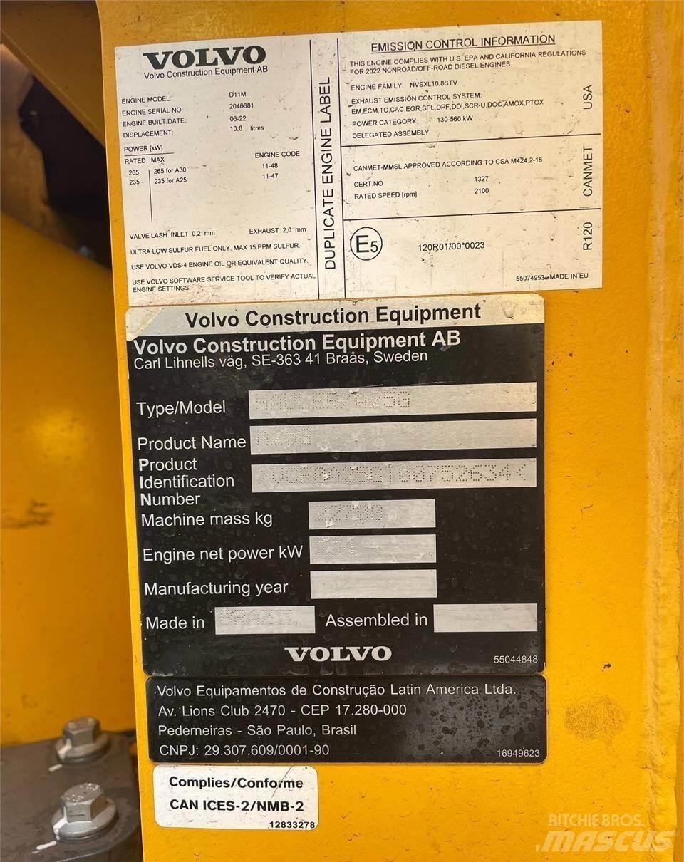 Volvo A25G Csuklósdömperek