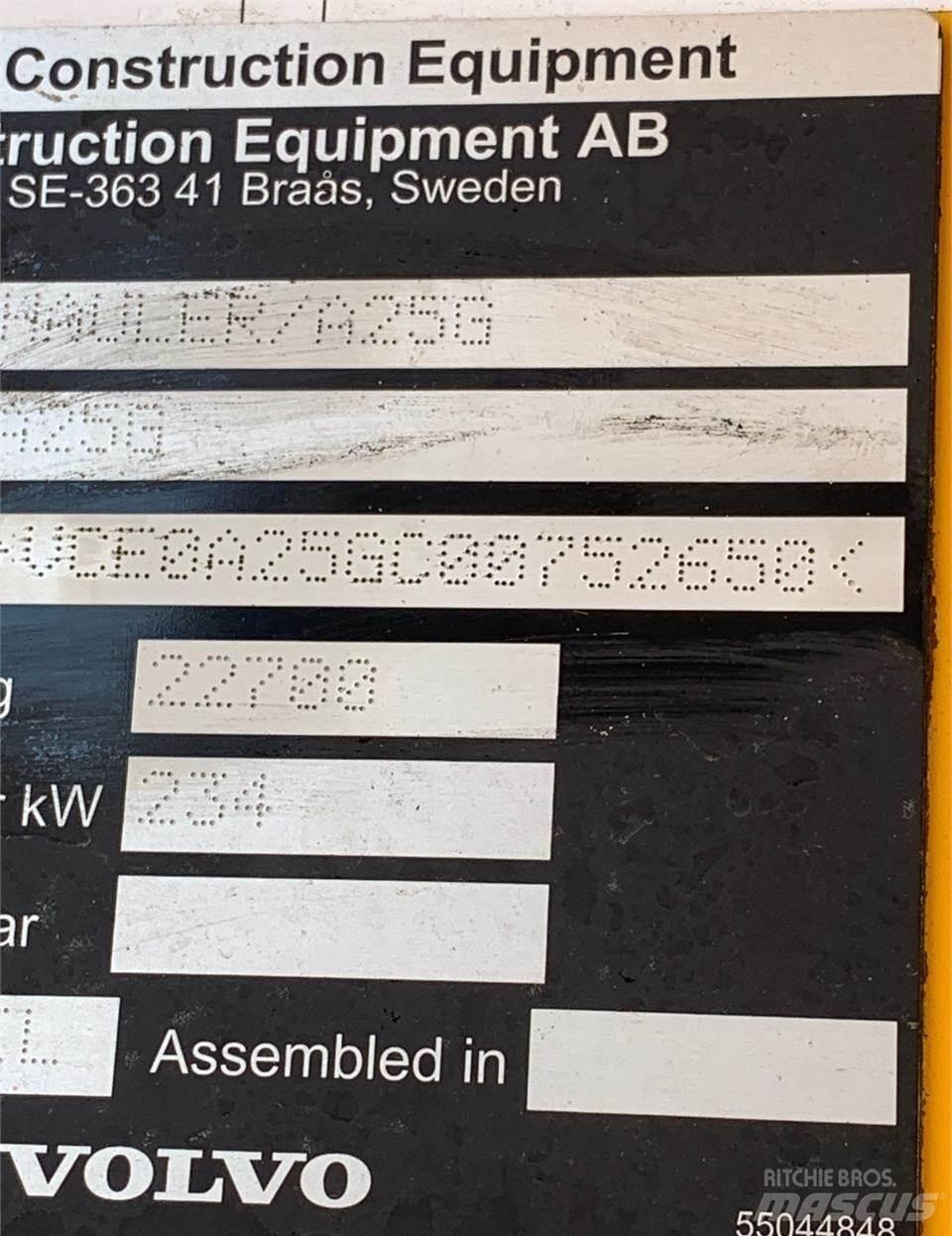 Volvo A25G Csuklósdömperek