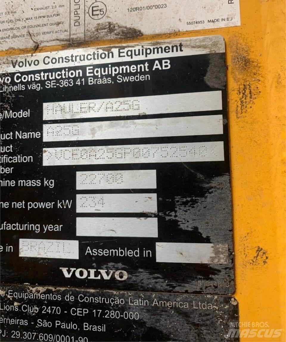 Volvo A25G Csuklósdömperek