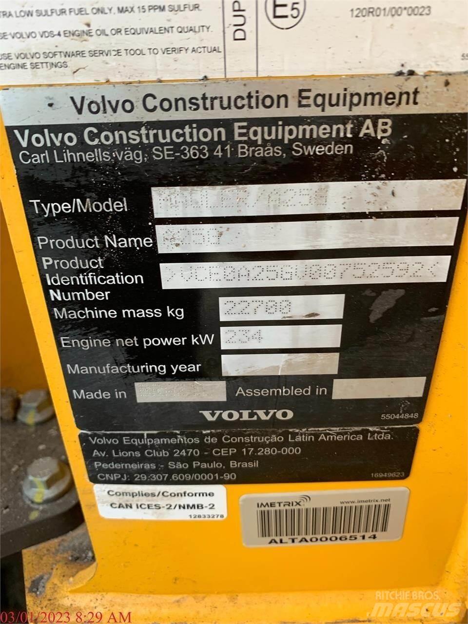 Volvo A25G Csuklósdömperek