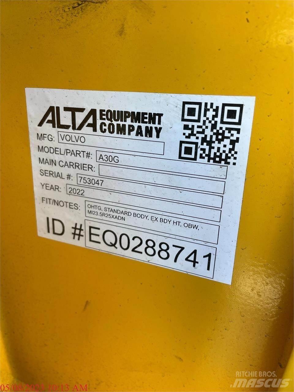 Volvo A30G Csuklósdömperek