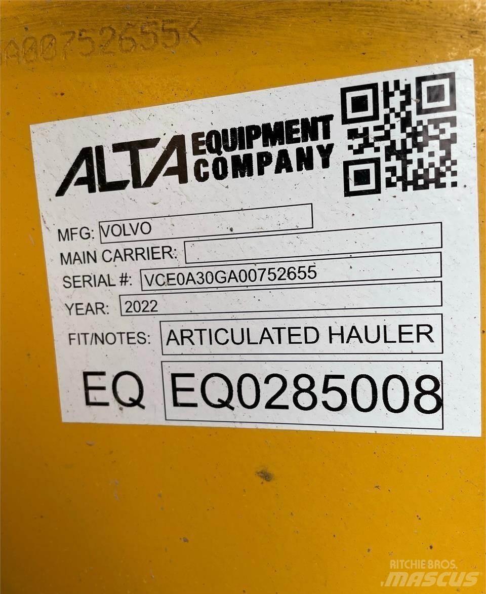 Volvo A30G Csuklósdömperek