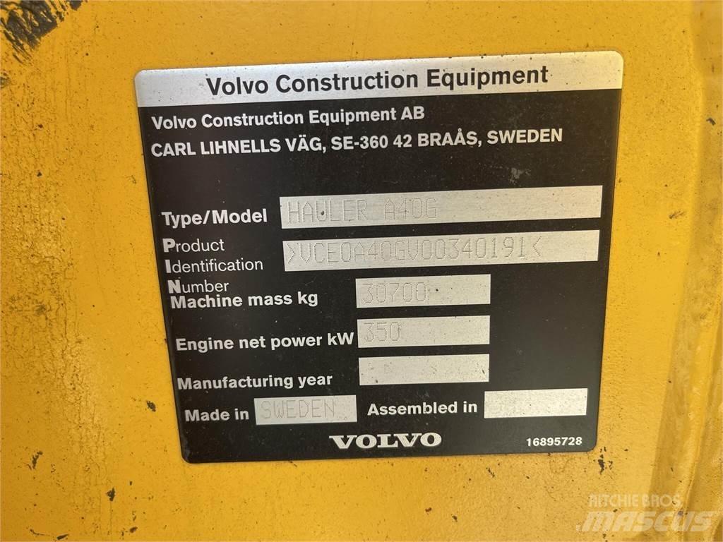 Volvo A40G Vízszállító teherautók
