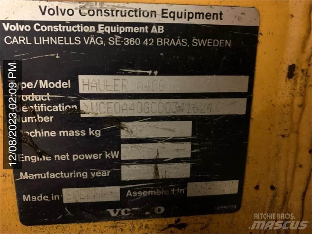 Volvo A40G Csuklósdömperek