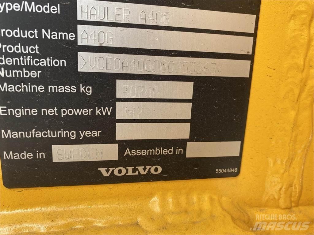 Volvo A40G Csuklósdömperek