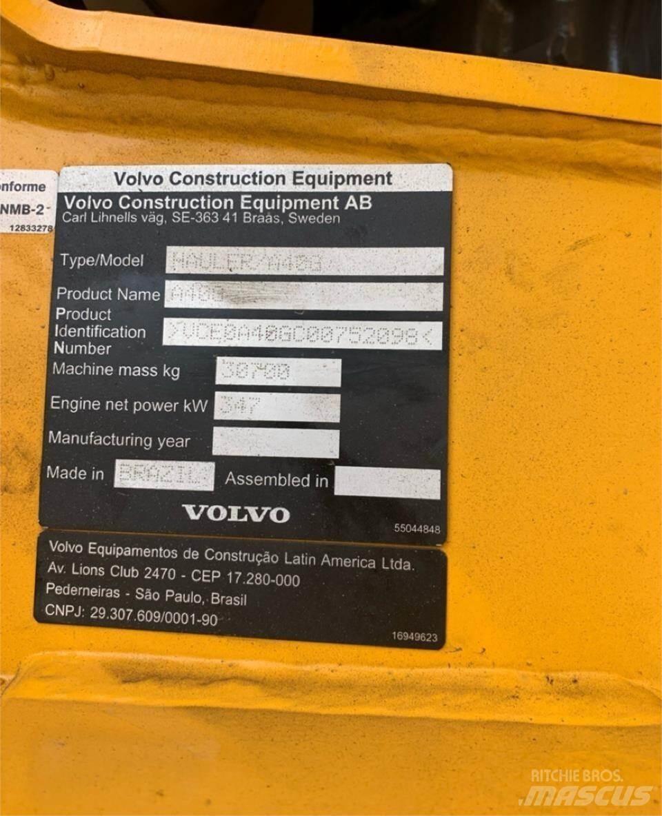 Volvo A40G Csuklósdömperek