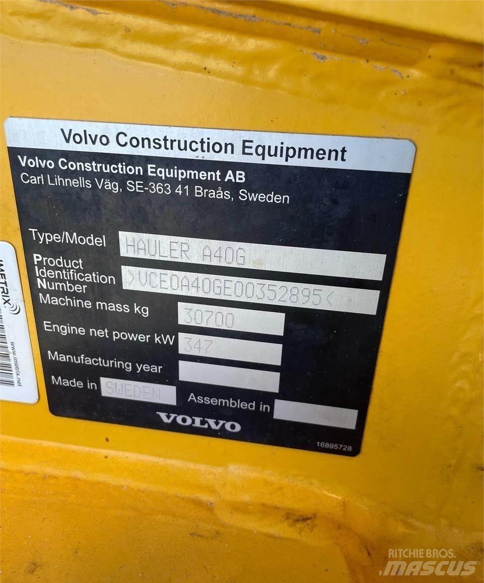 Volvo A40G Csuklósdömperek