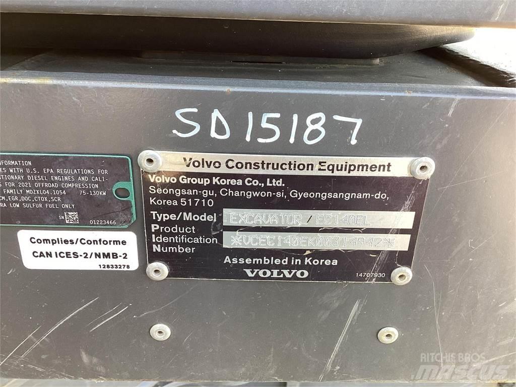 Volvo EC140EL Lánctalpas kotrók