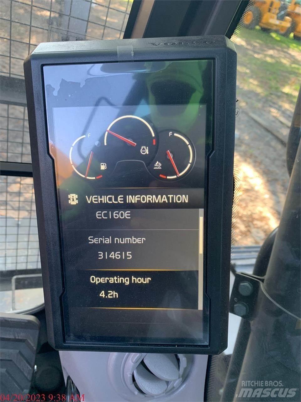 Volvo EC160EL Lánctalpas kotrók