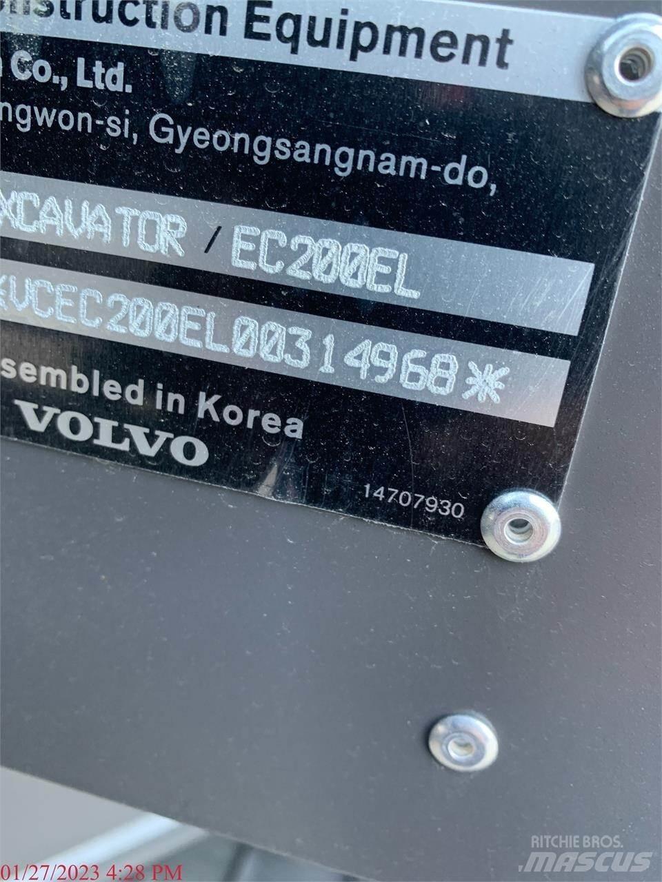 Volvo EC200EL Lánctalpas kotrók