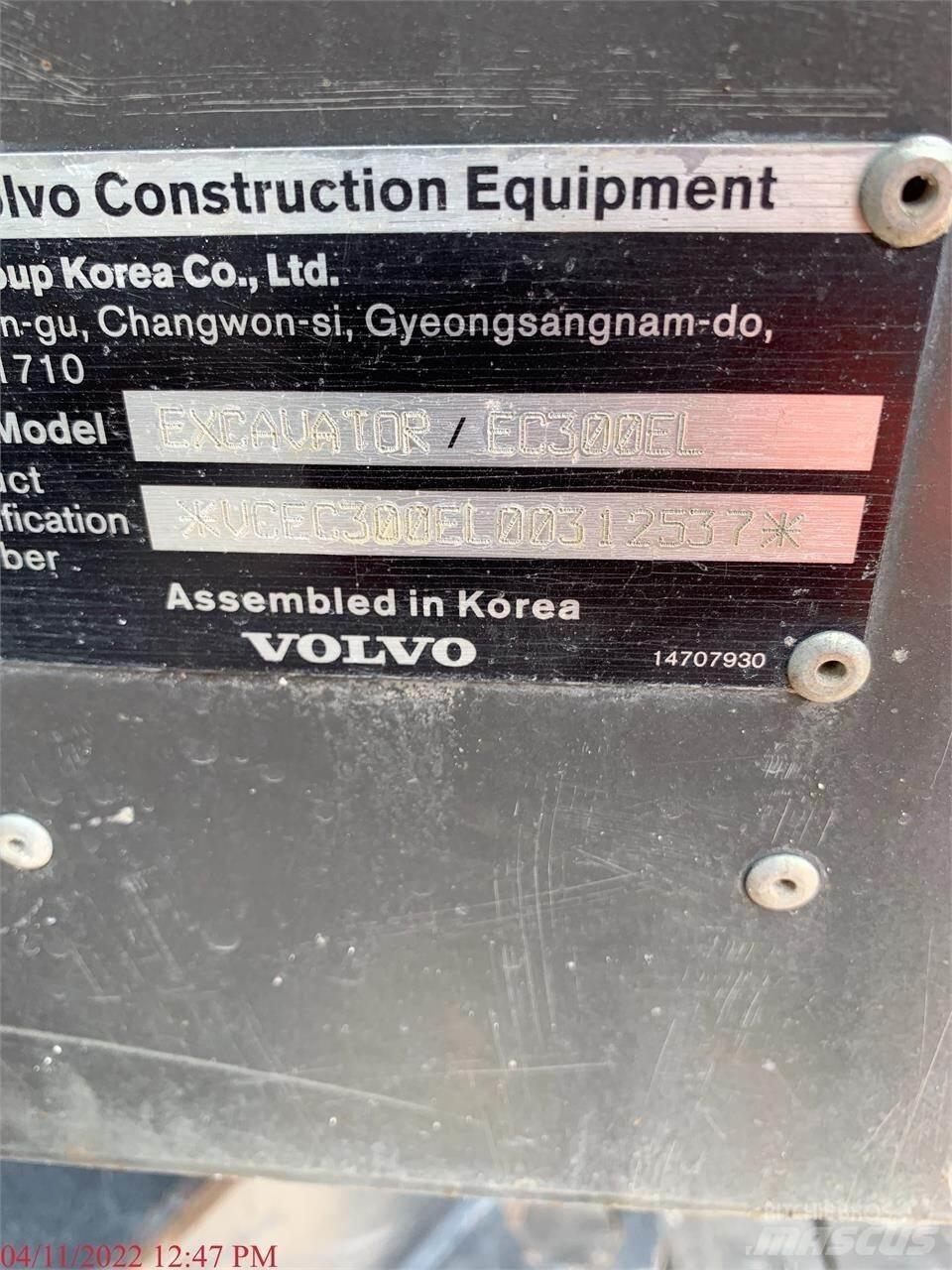 Volvo EC300EL Lánctalpas kotrók