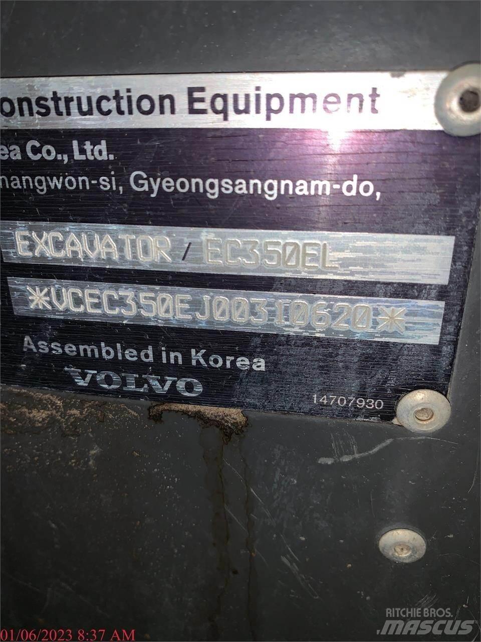 Volvo EC350EL Lánctalpas kotrók