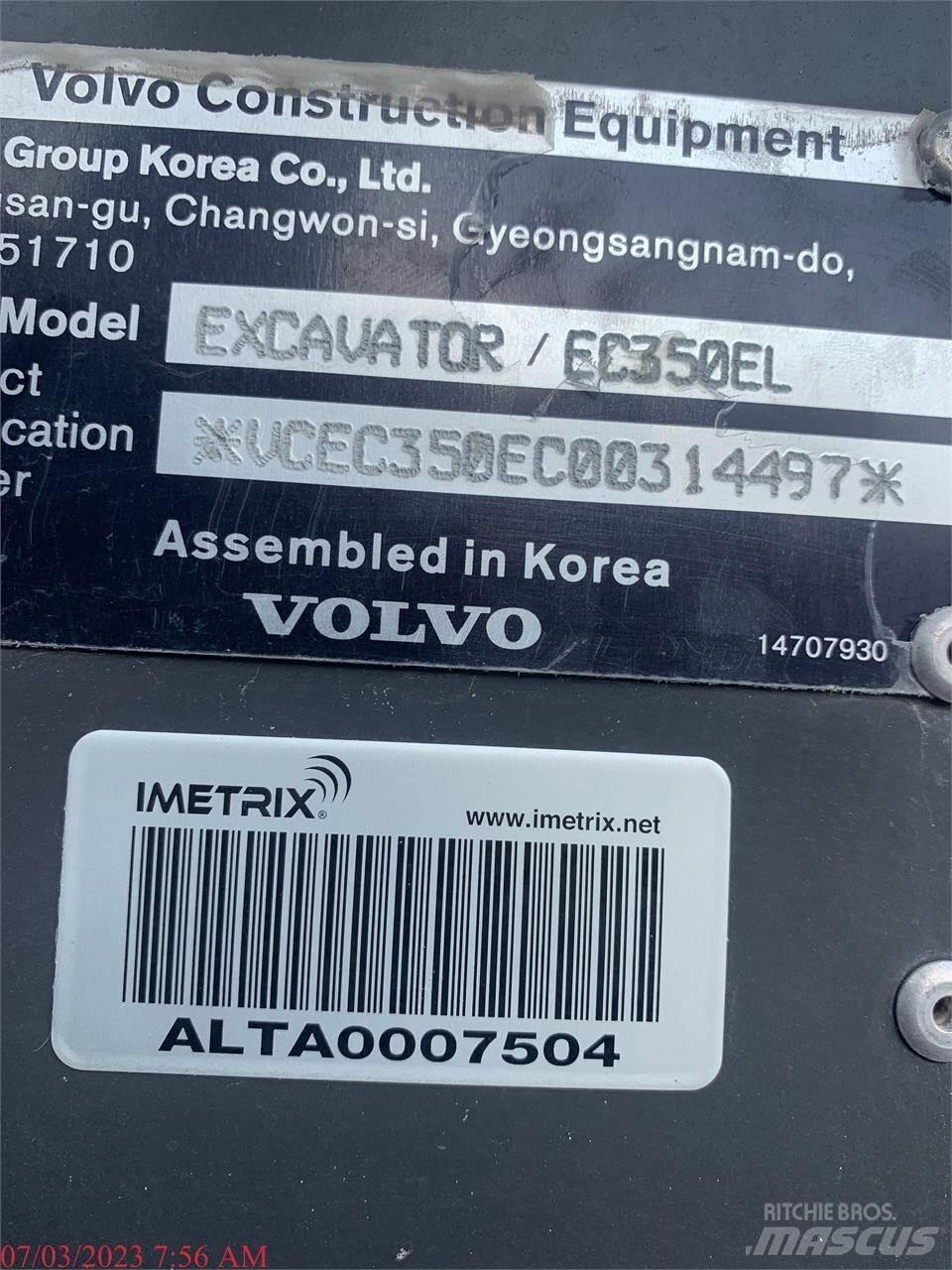 Volvo EC350EL Lánctalpas kotrók