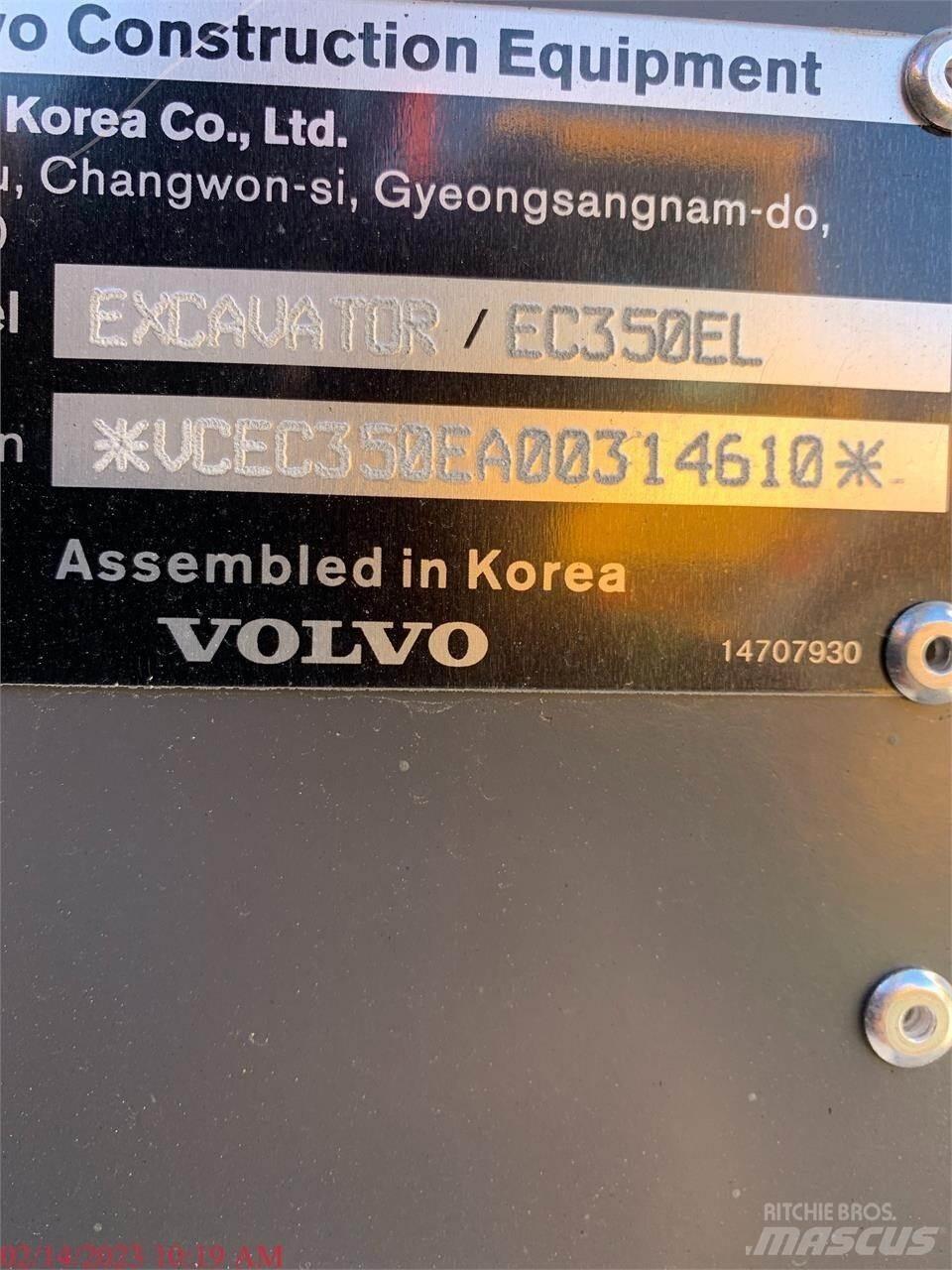 Volvo EC350EL Lánctalpas kotrók