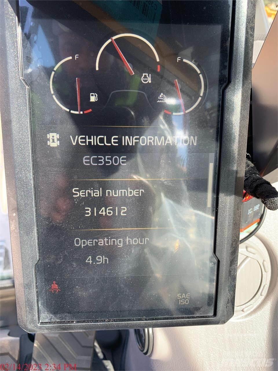 Volvo EC350EL Lánctalpas kotrók