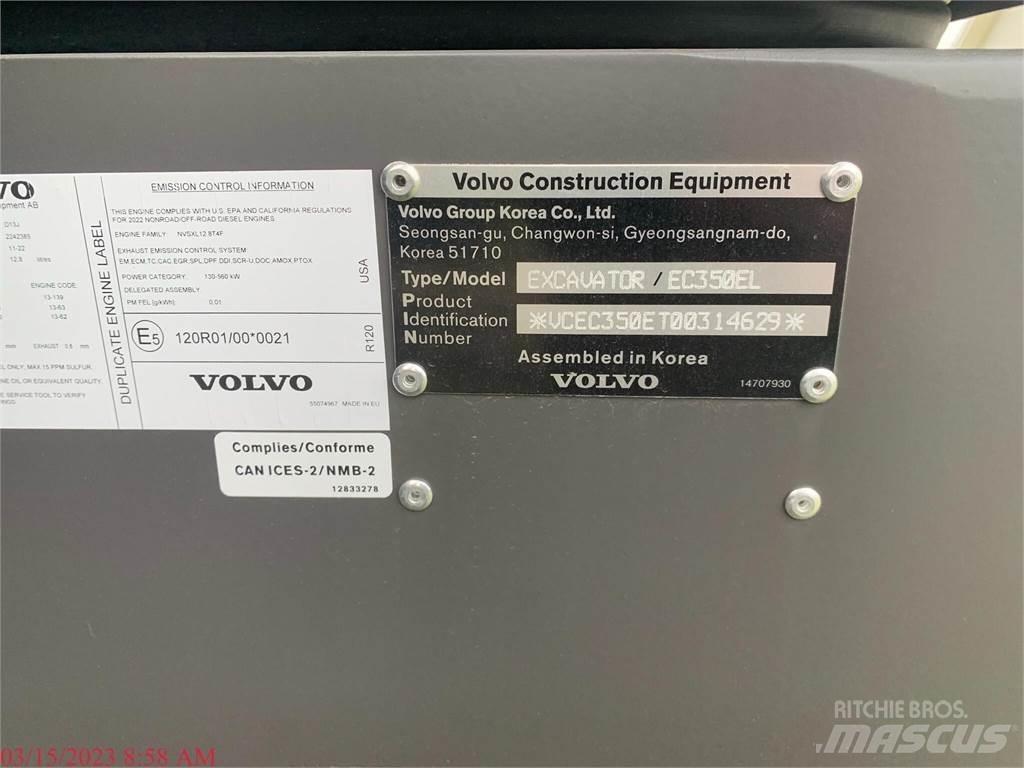 Volvo EC350EL Lánctalpas kotrók