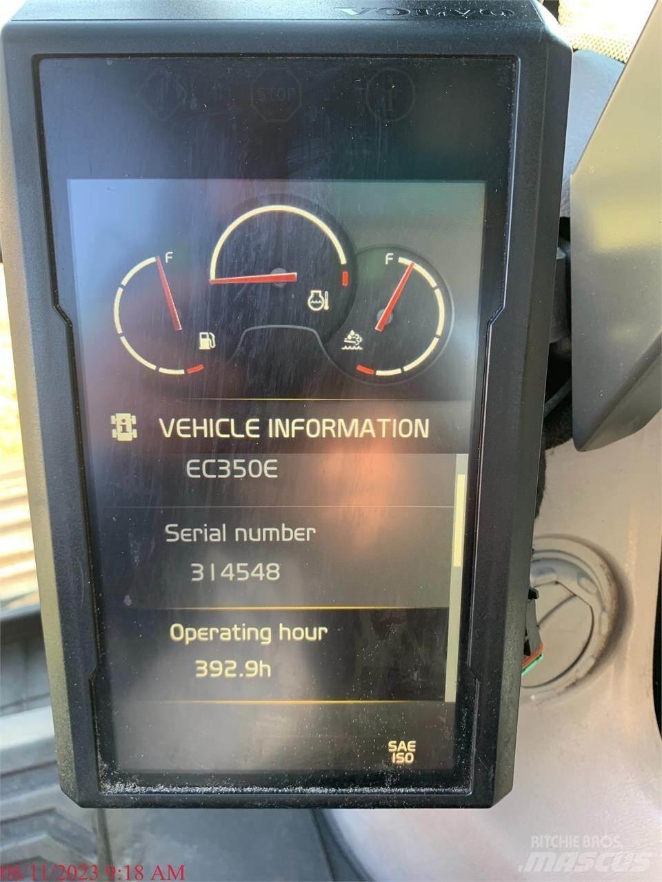 Volvo EC350EL Lánctalpas kotrók