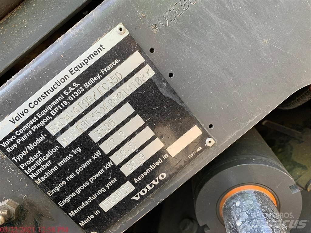 Volvo EC35D Mini kotrók < 7t