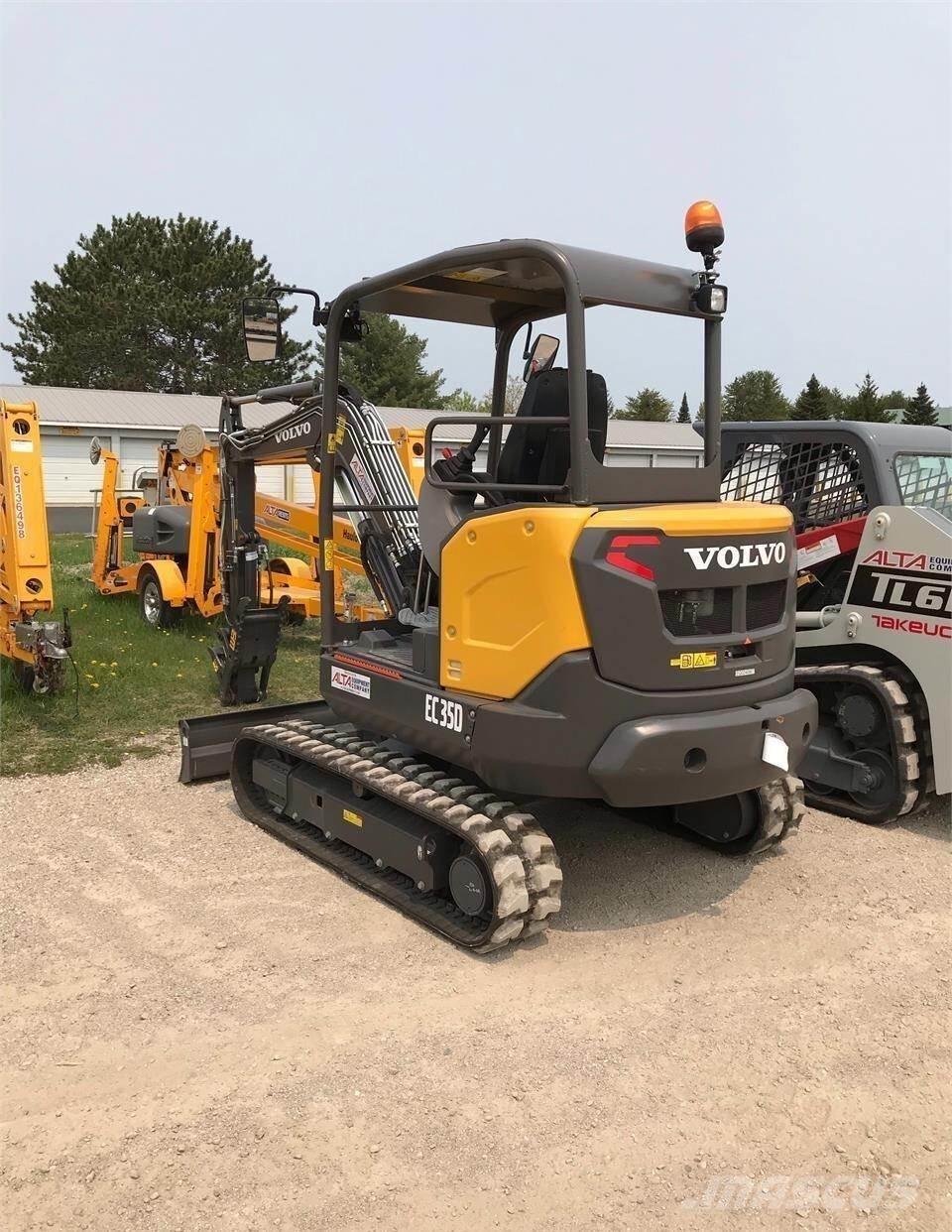 Volvo EC35D Mini kotrók < 7t
