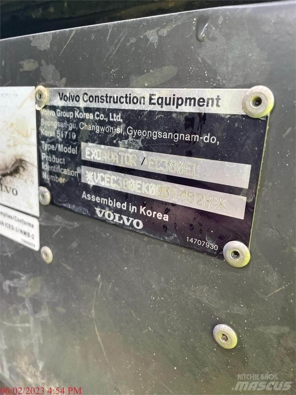 Volvo EC380EL Lánctalpas kotrók