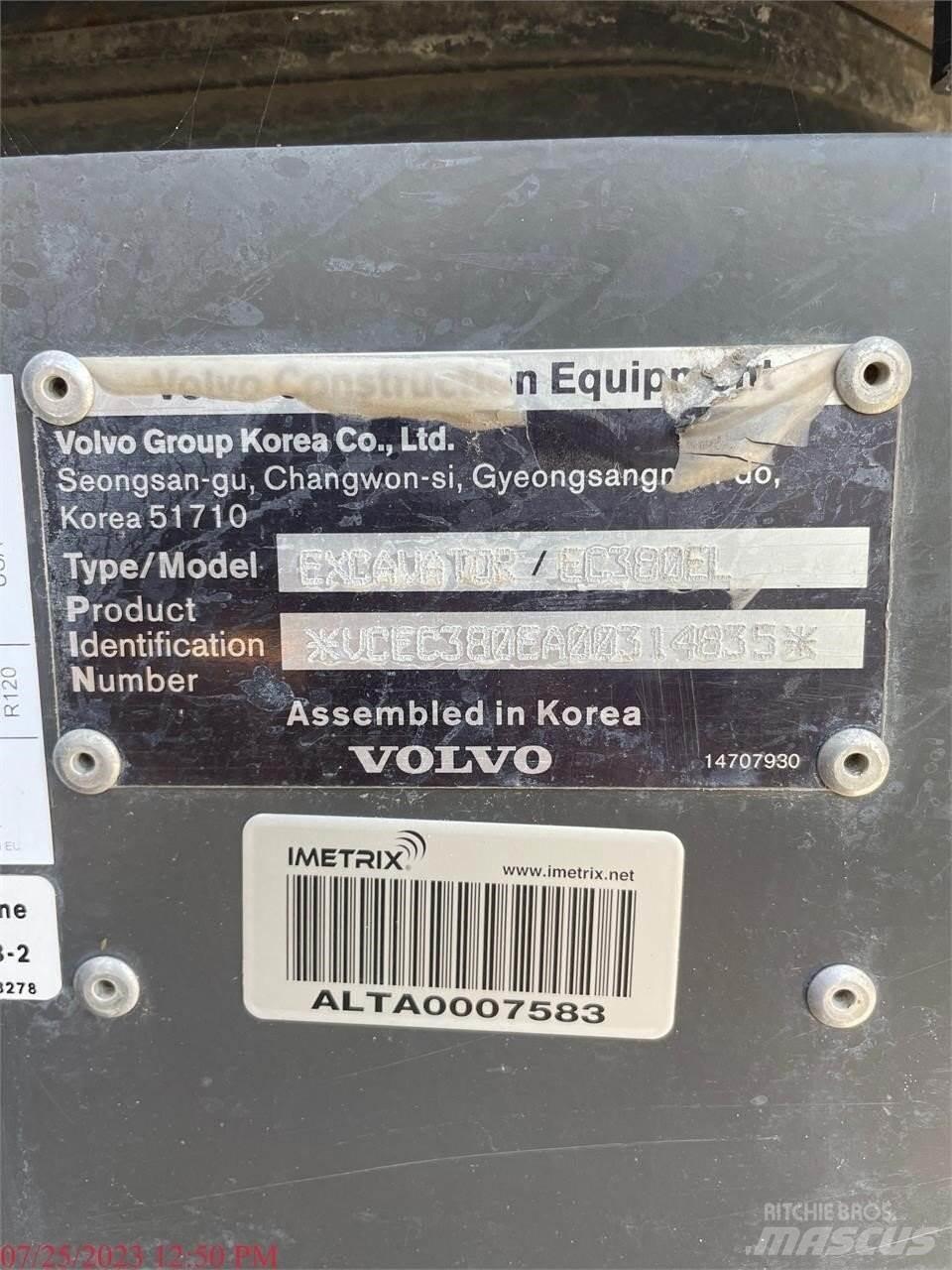 Volvo EC380EL Lánctalpas kotrók
