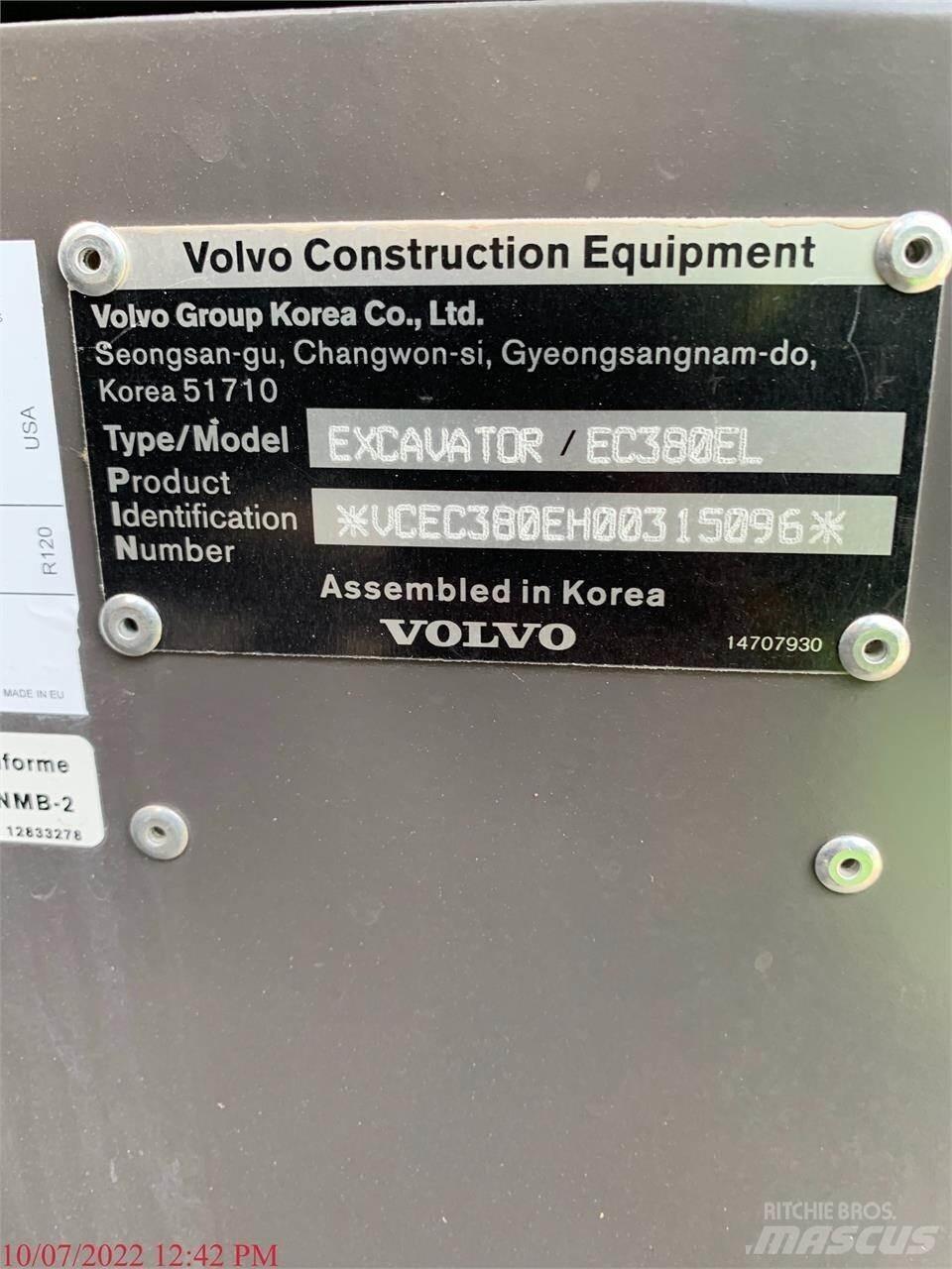 Volvo EC380EL Lánctalpas kotrók