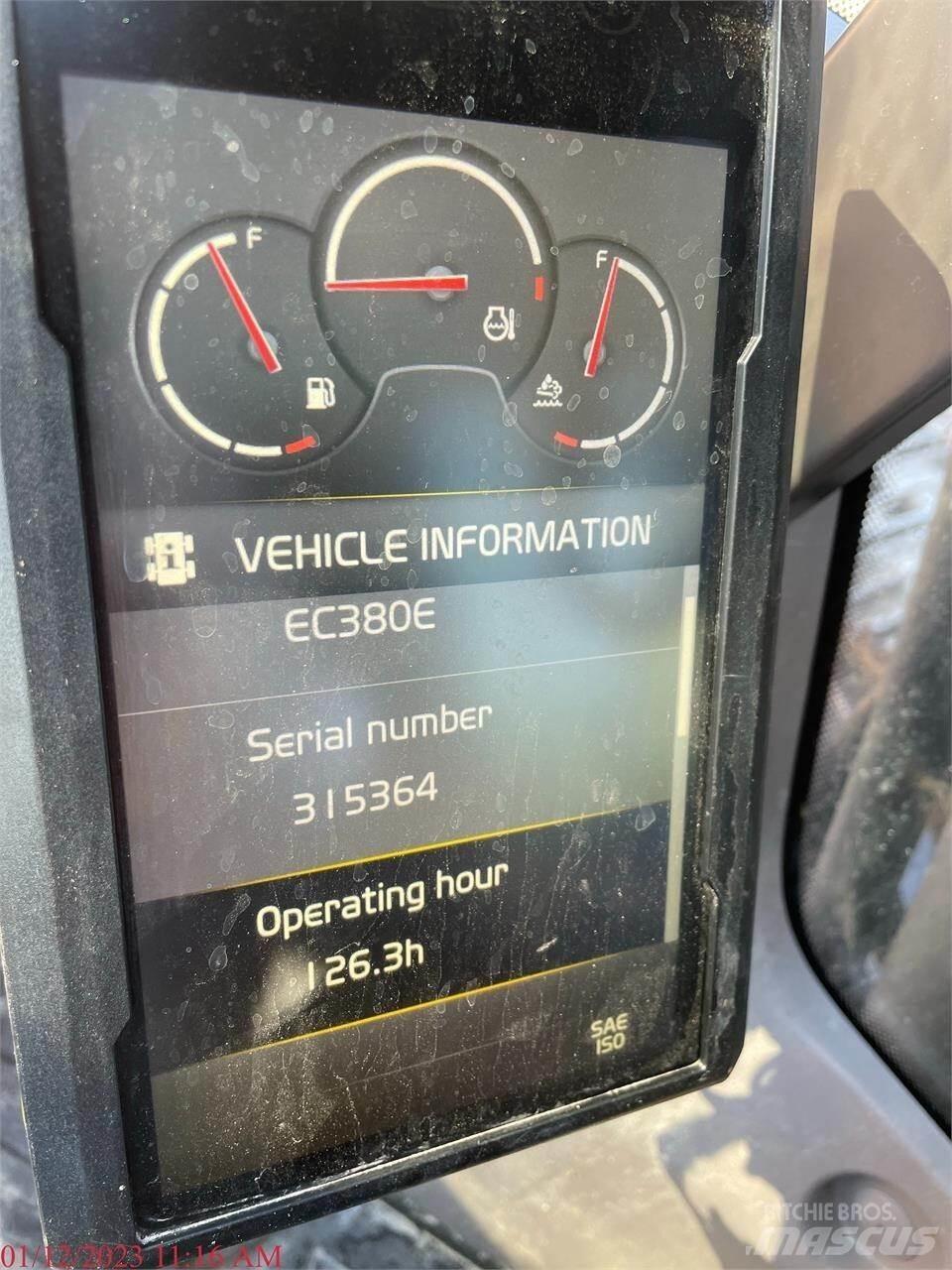 Volvo EC380EL Lánctalpas kotrók