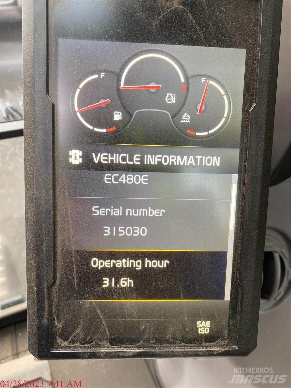 Volvo EC480EL Lánctalpas kotrók