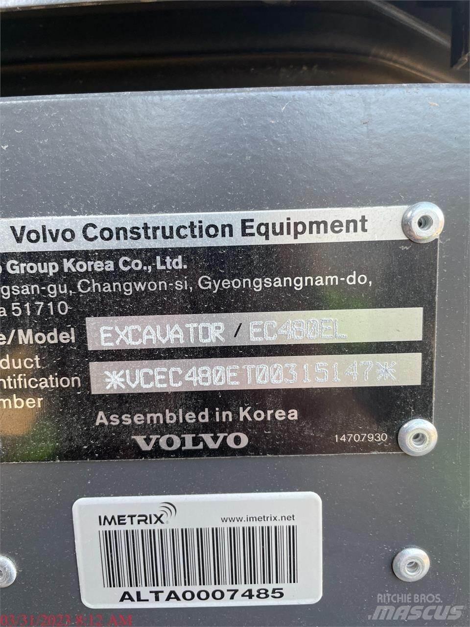 Volvo EC480EL Lánctalpas kotrók