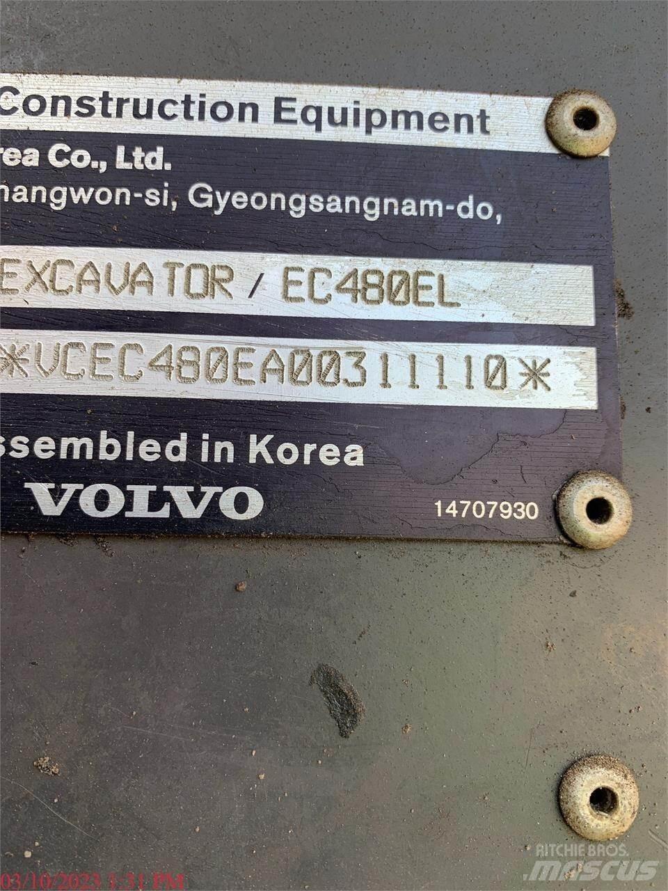 Volvo EC480EL Lánctalpas kotrók