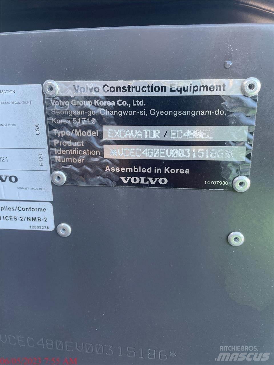 Volvo EC480EL Lánctalpas kotrók