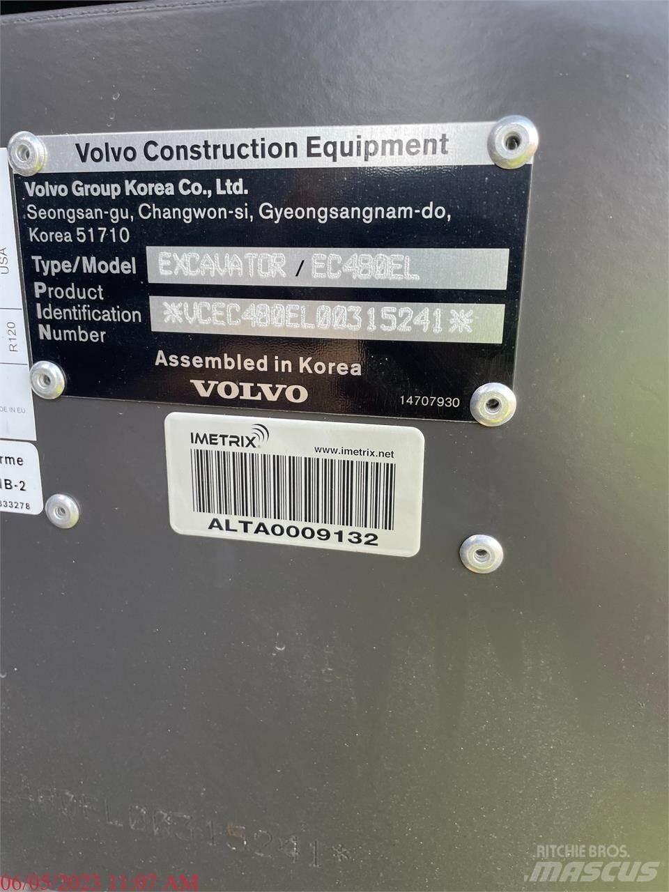 Volvo EC480EL Lánctalpas kotrók