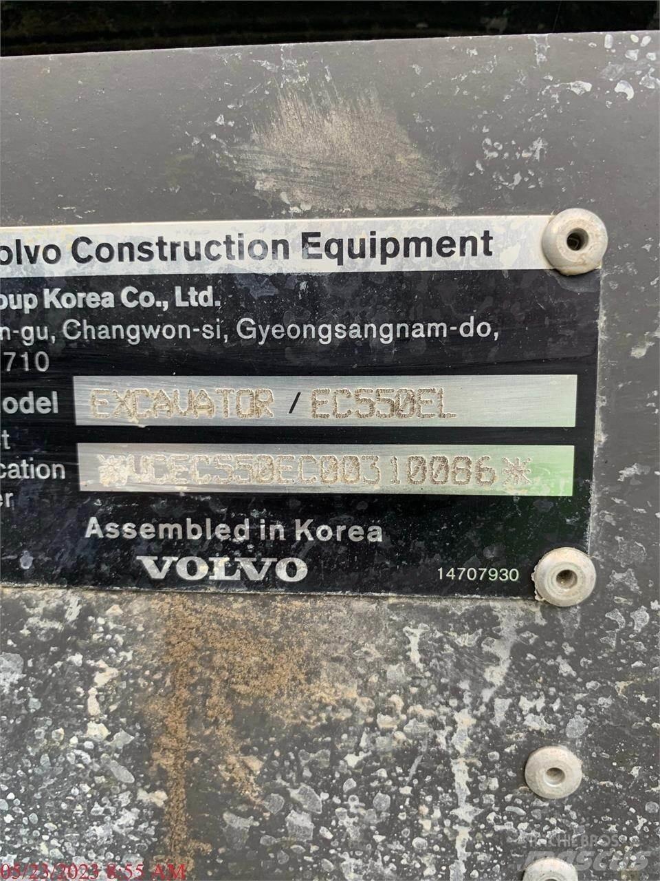Volvo EC550EL Lánctalpas kotrók