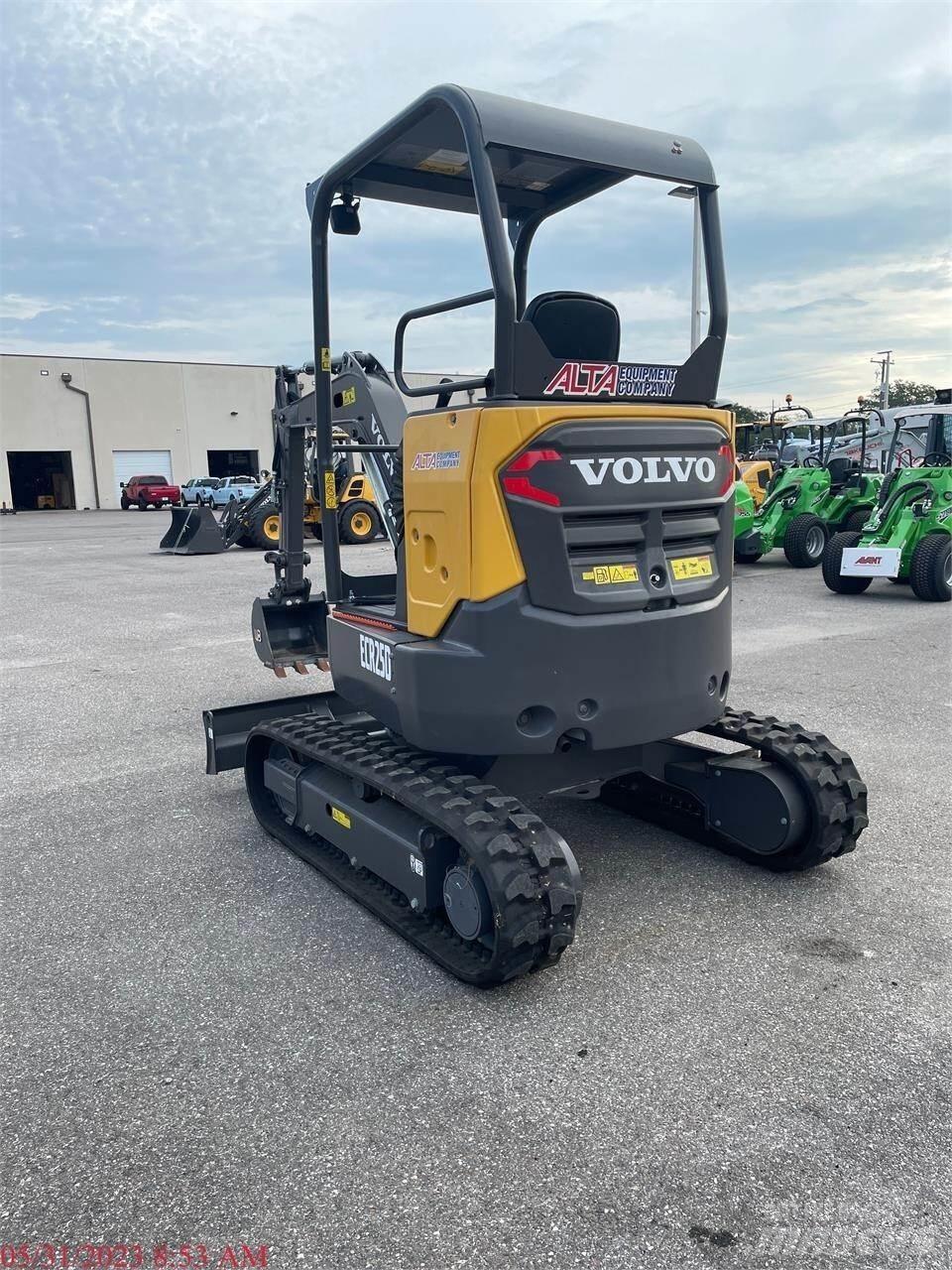 Volvo ECR25D Mini kotrók < 7t