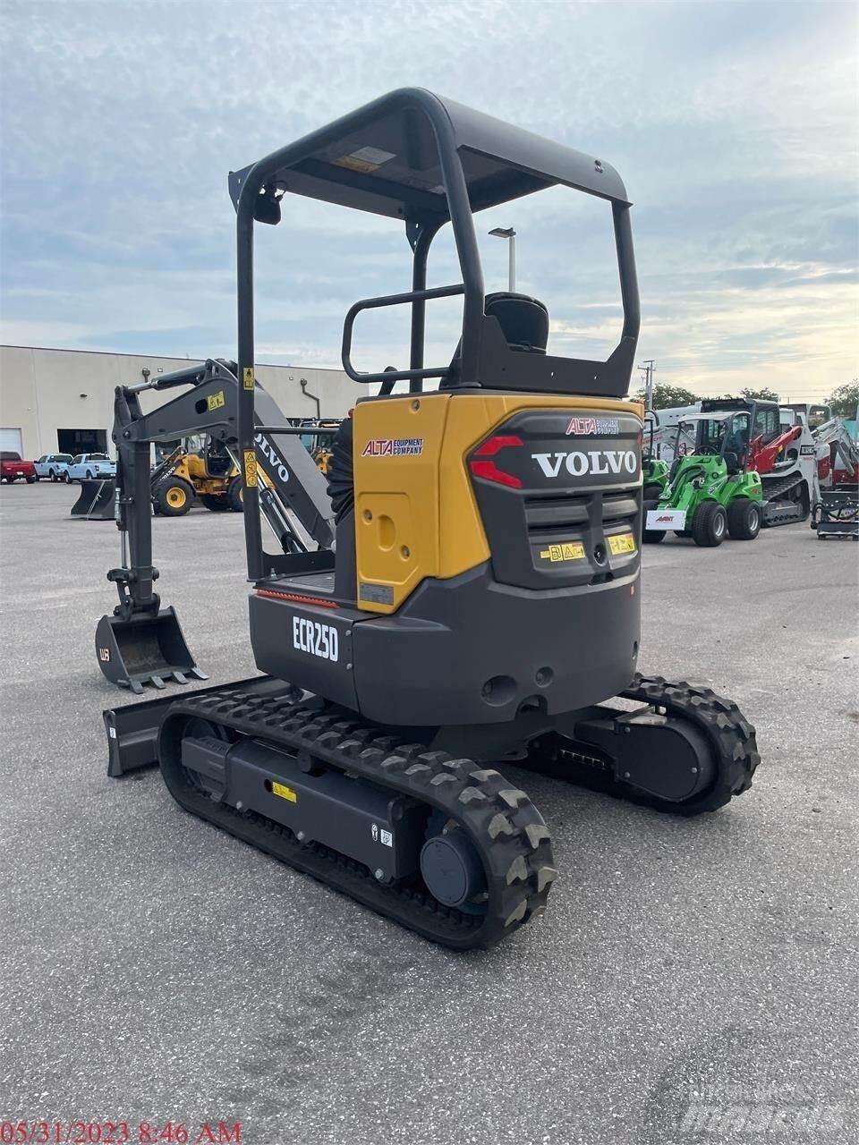 Volvo ECR25D Mini kotrók < 7t