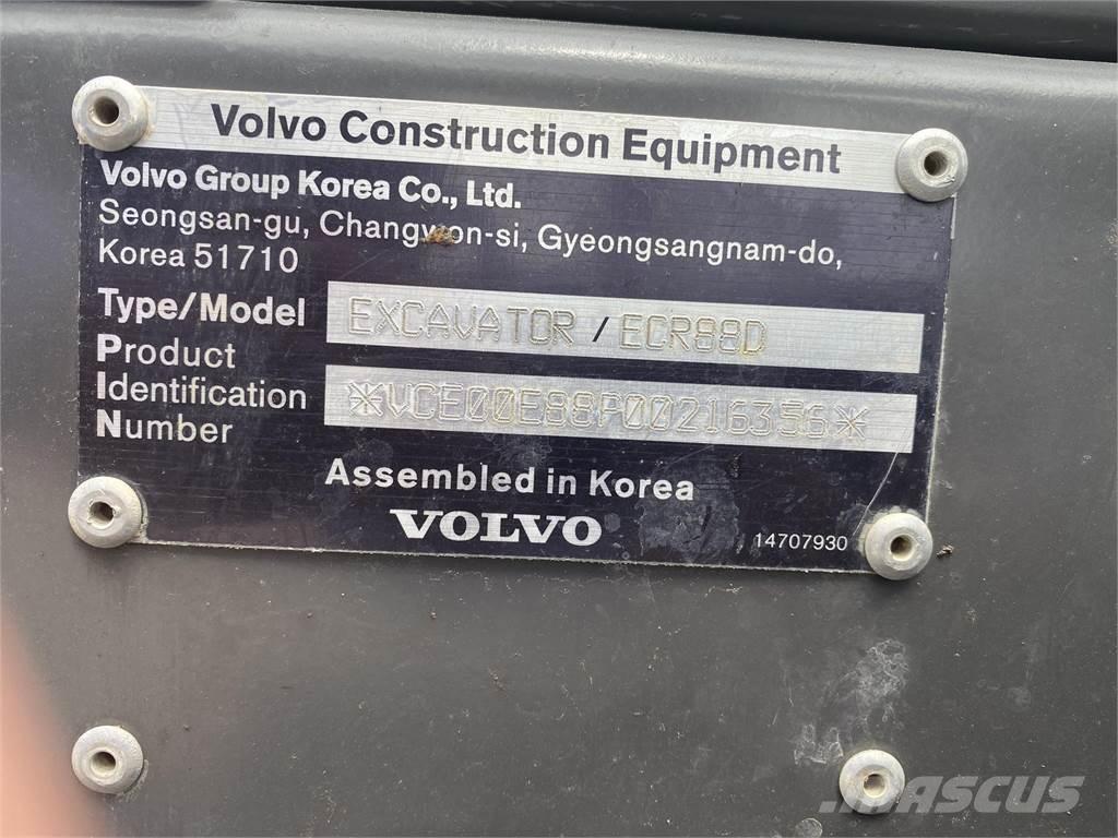 Volvo ECR88D Lánctalpas kotrók