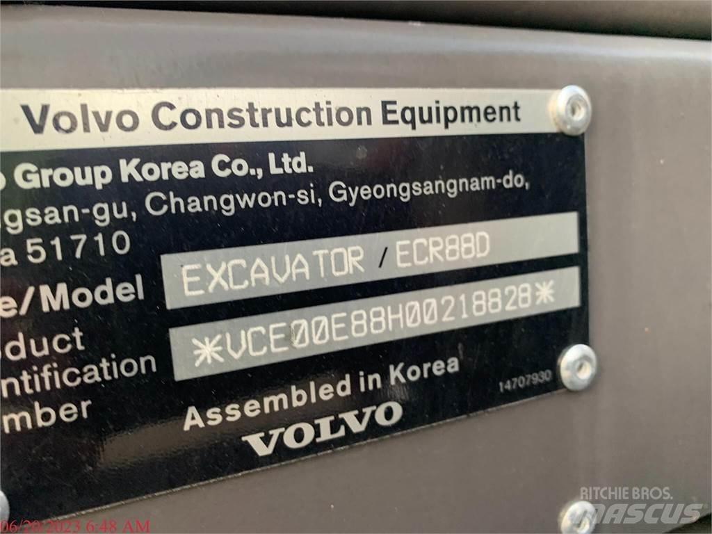 Volvo ECR88D Lánctalpas kotrók