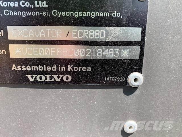 Volvo ECR88D Lánctalpas kotrók