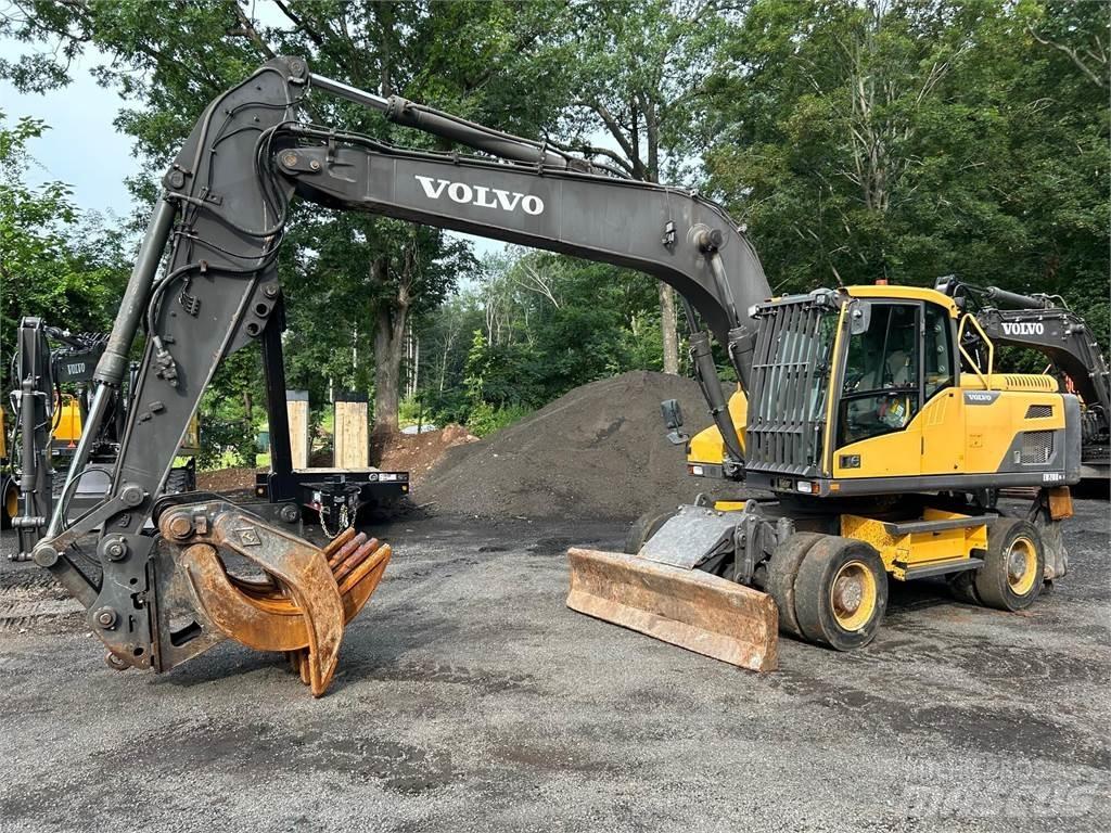 Volvo EW210D Gumikerekes kotrók