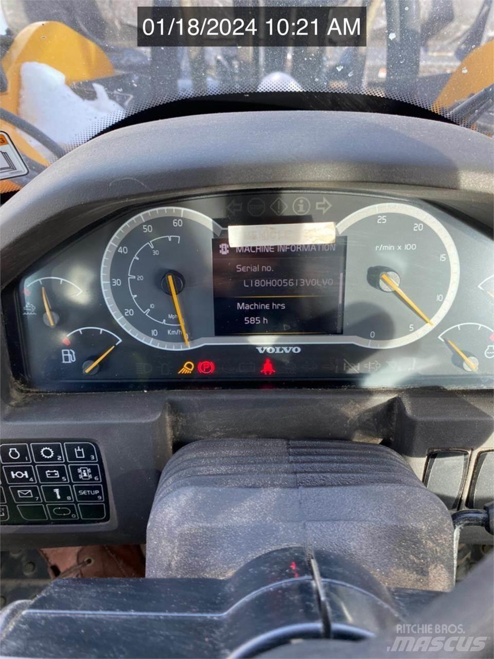 Volvo L180H Gumikerekes homlokrakodók