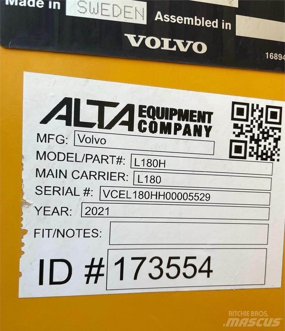Volvo L180H Gumikerekes homlokrakodók