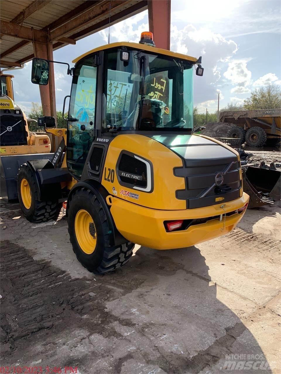 Volvo L20H Gumikerekes homlokrakodók