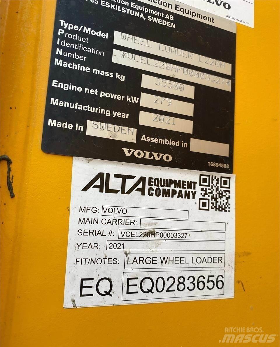 Volvo L220H Gumikerekes homlokrakodók